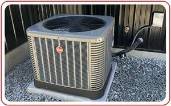 Heat pump installation along side building Central Kentucky